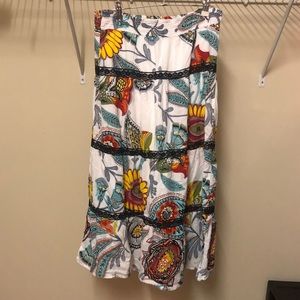 Blue Asphalt - maxi skirt